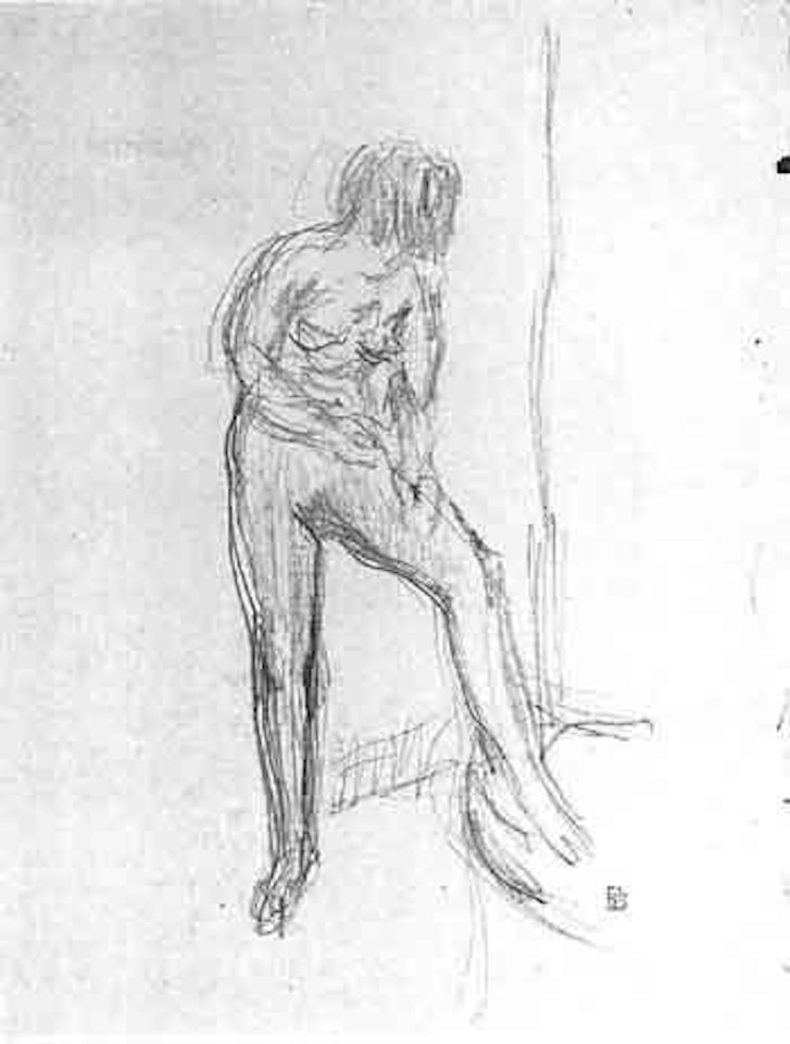 Femme nue debout by Pierre Bonnard