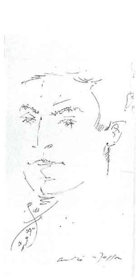 Portrait de John Rewald by André Masson