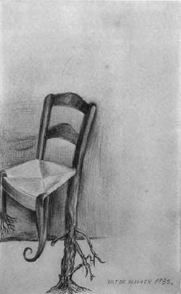 Chaise-arbre by Victor Brauner