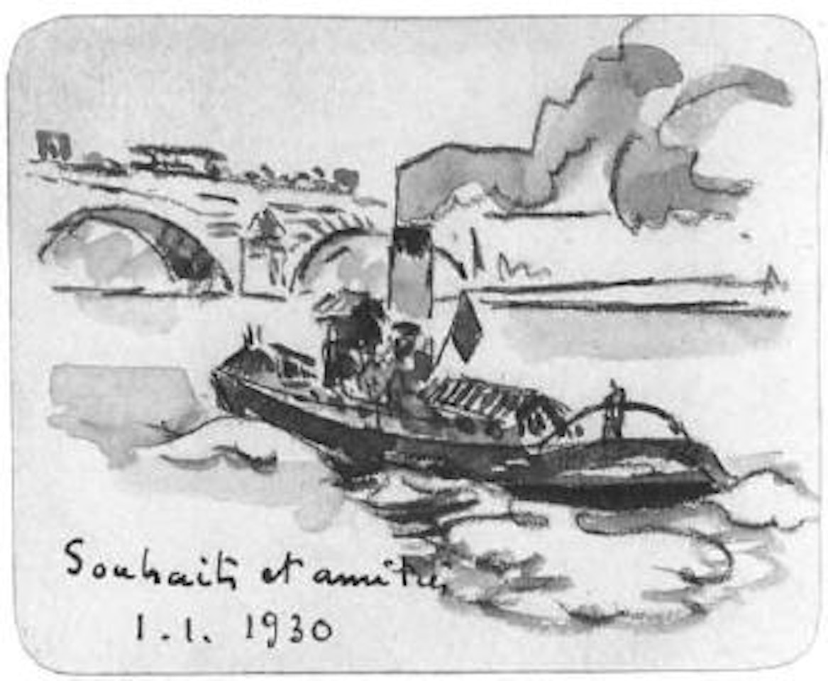 Le remorqueur by Paul Signac