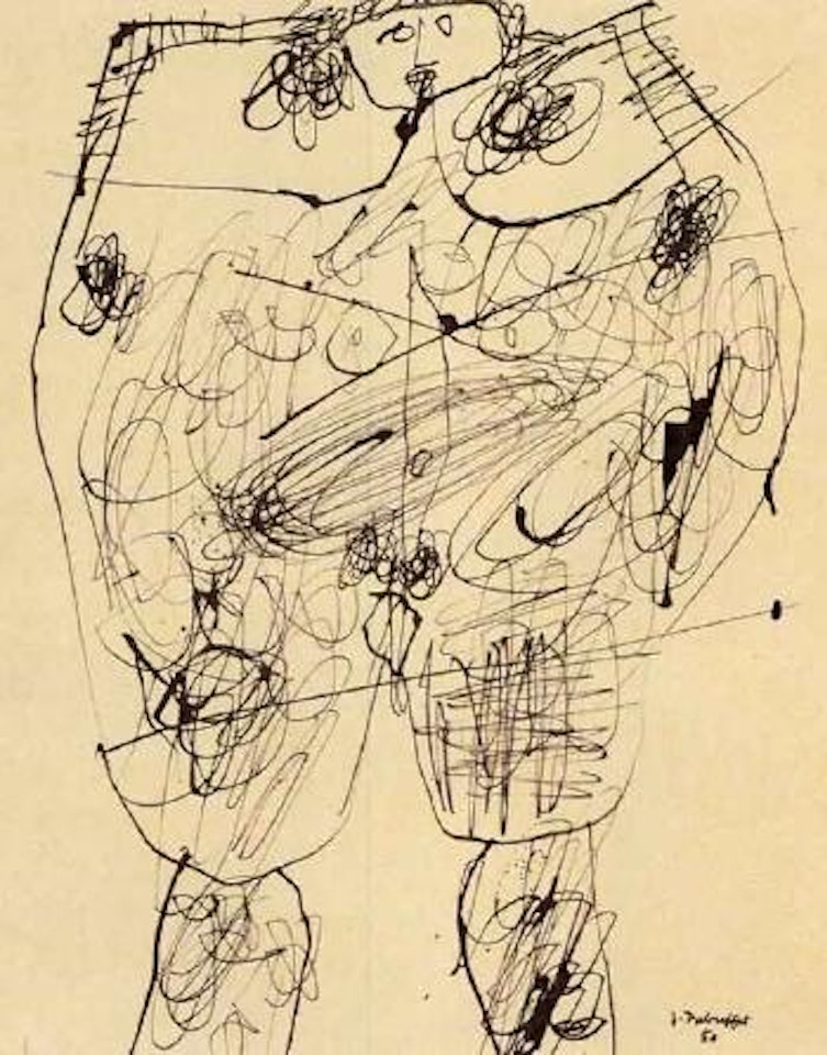 Corps de dame by Jean Dubuffet