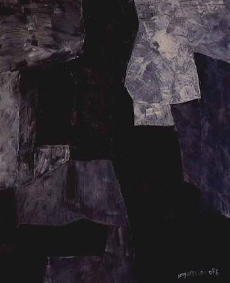 Composition - Noir Blanc Gris by Serge Poliakoff