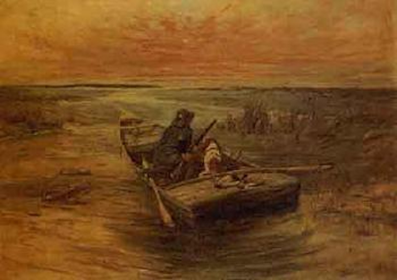 Duck shooting by John Emms