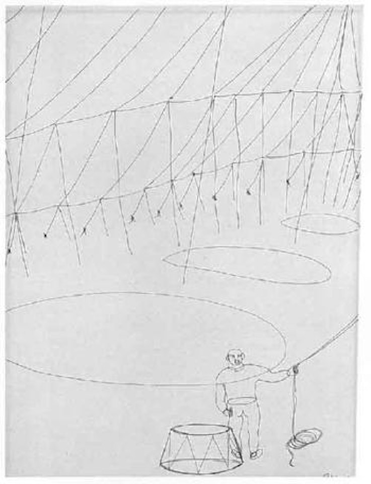 Roustabout with rope by Alexander Calder