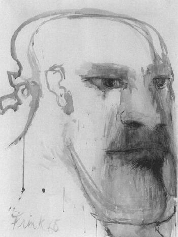 Soldier's head by Elisabeth Frink