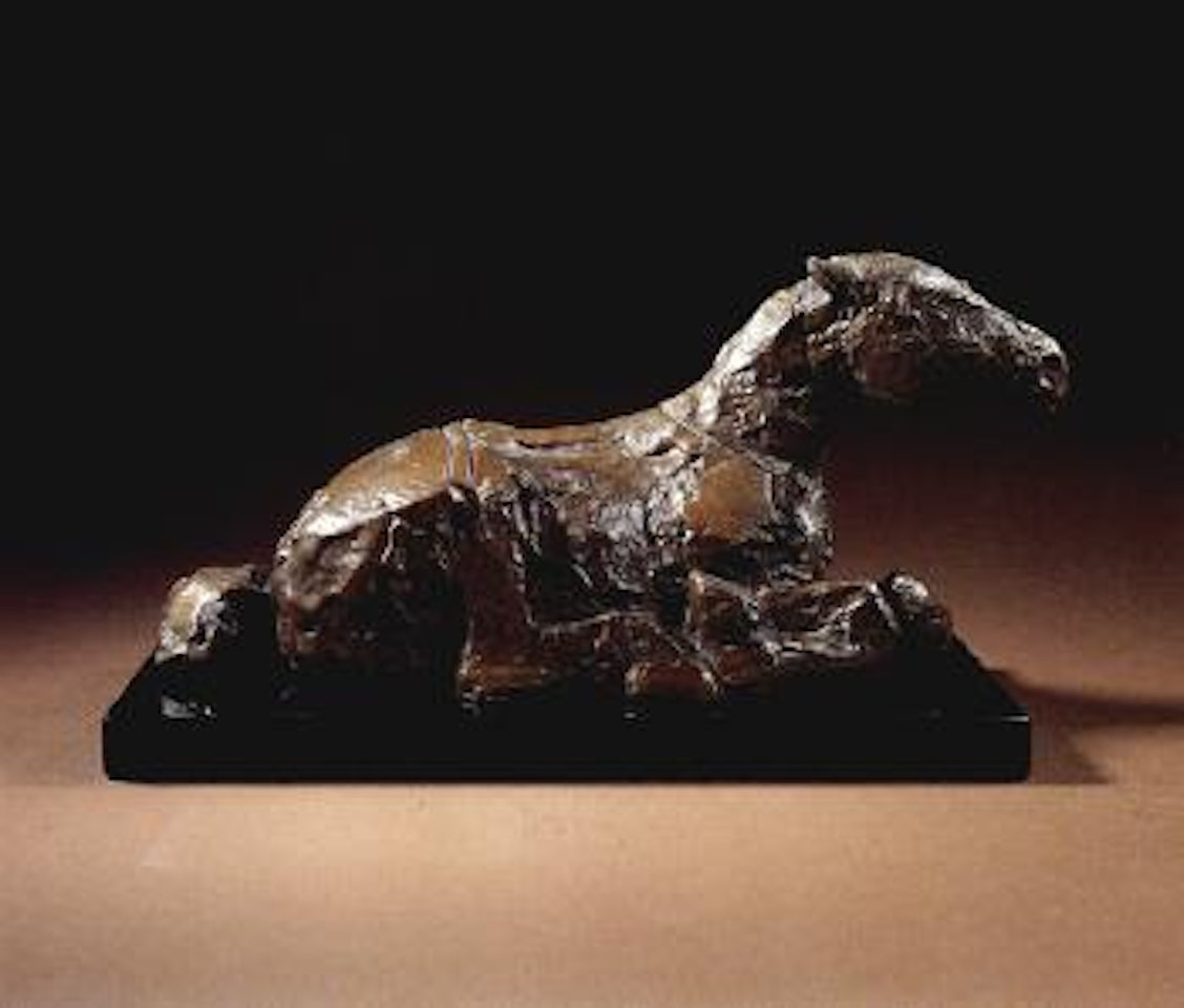 Lying down horse by Elisabeth Frink