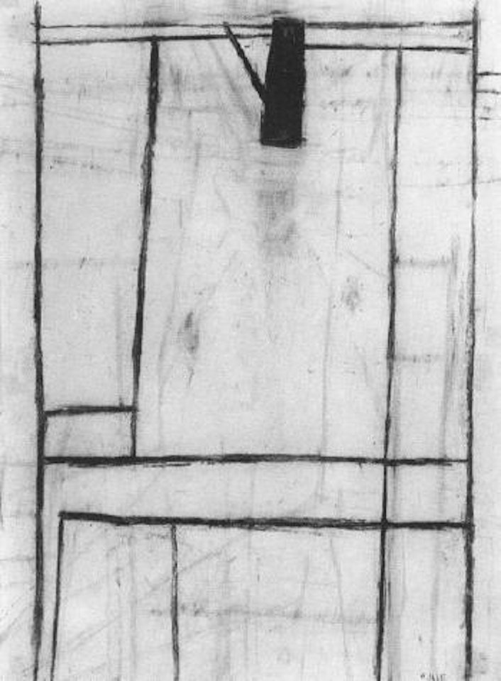 Study for yellow on black composition by William Scott