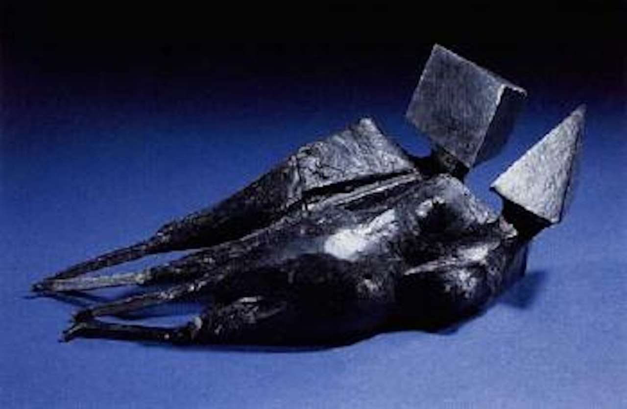 Two reclining figures by Lynn Chadwick