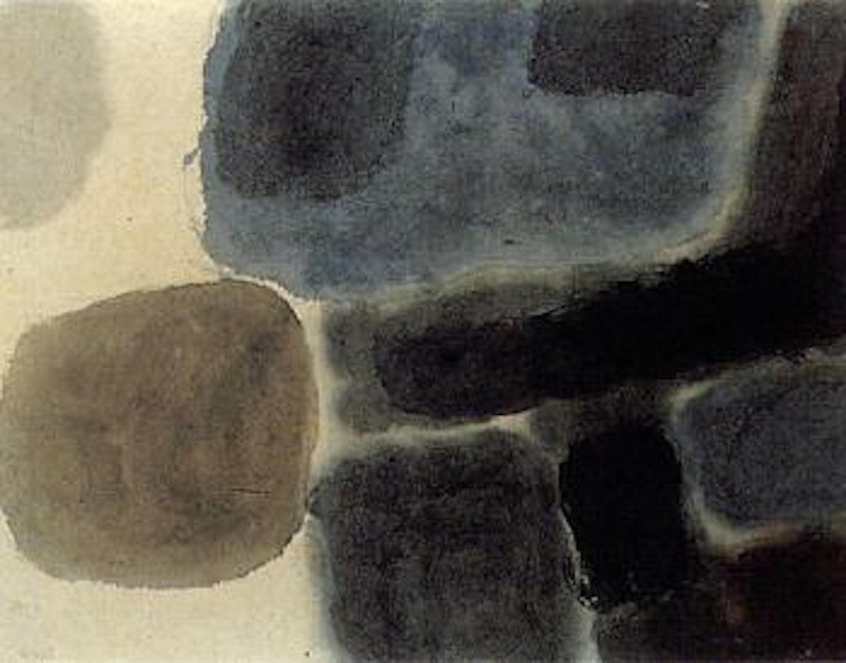 Black, brown and blue by William Scott