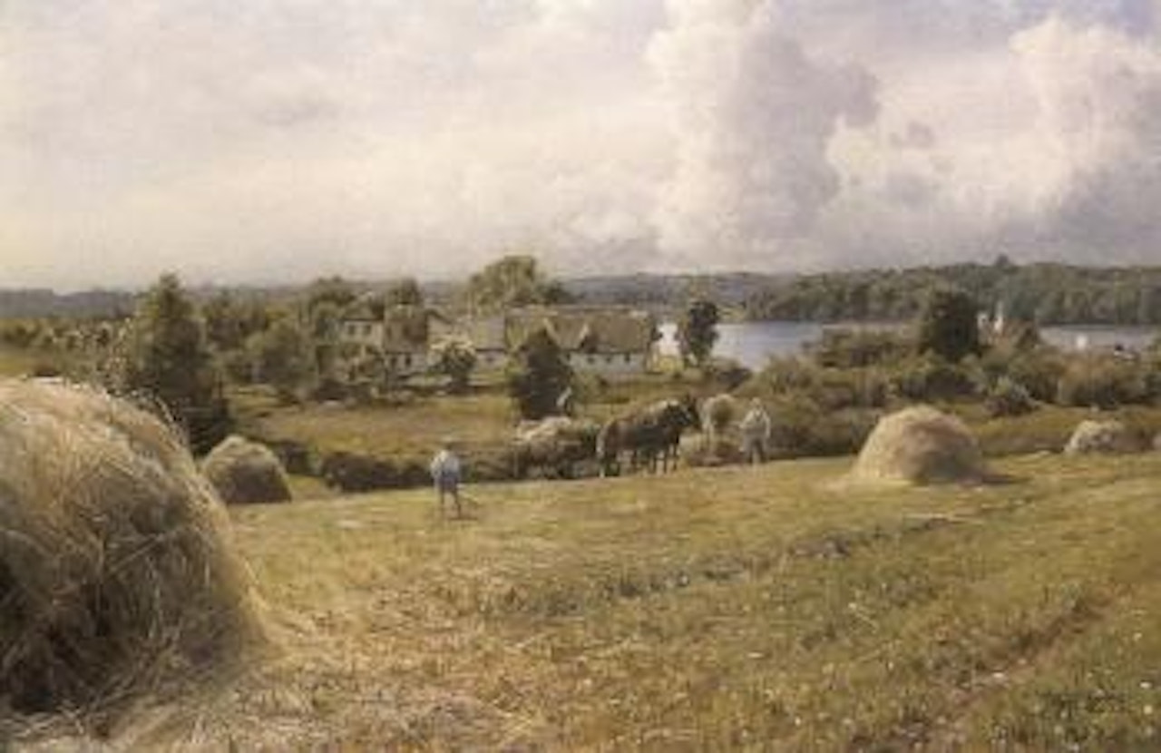 The harvest, Sorup by Peder Mork Monsted