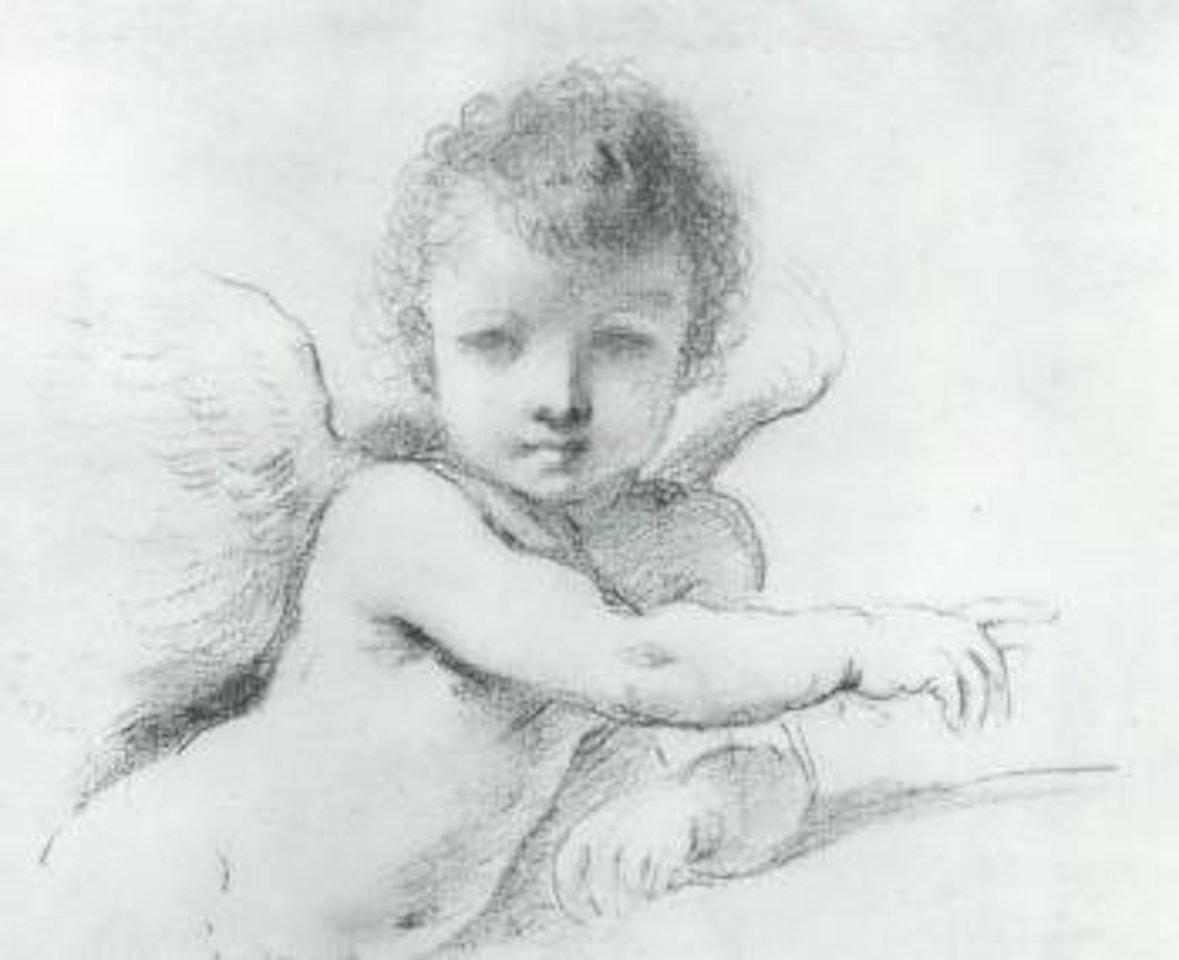 An Angel by Guercino