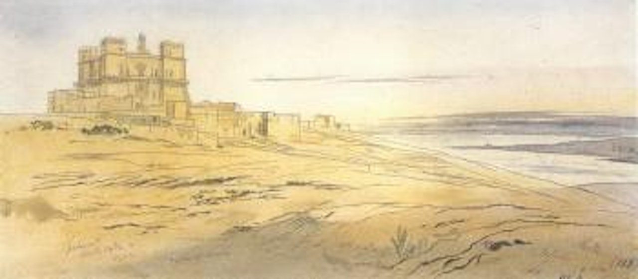 The Selmun Palace, Malta by Edward Lear