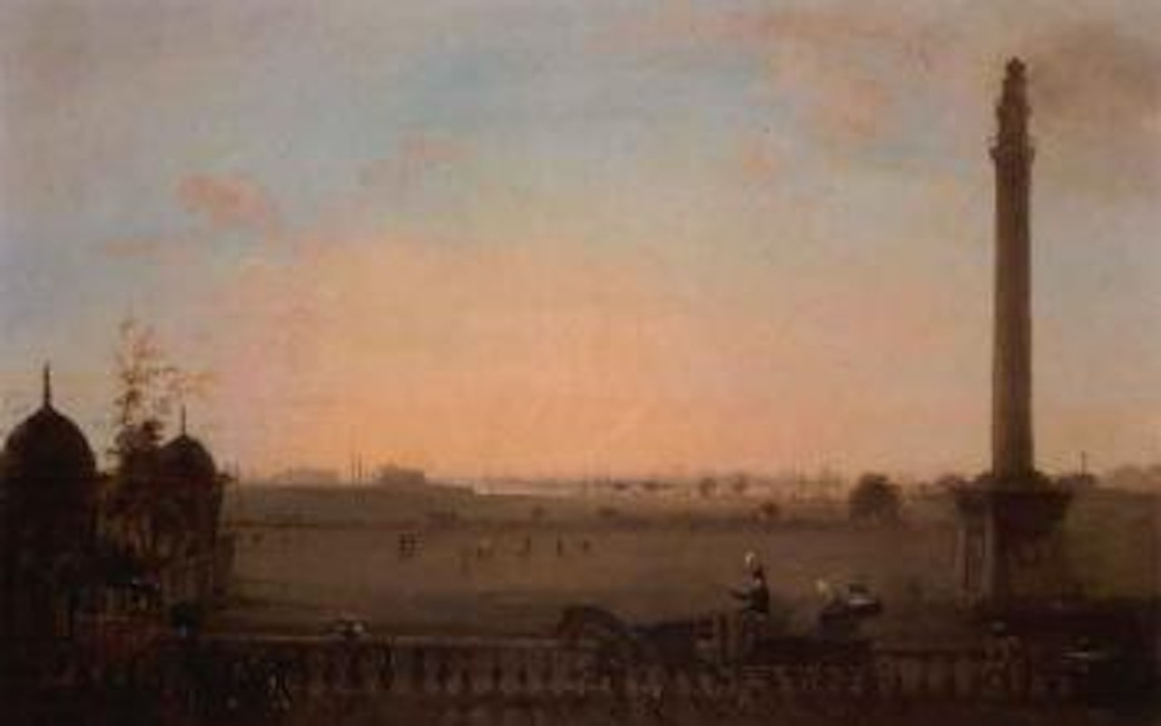 Chowringhee Road, Calcutta with the Ochterlony by English School