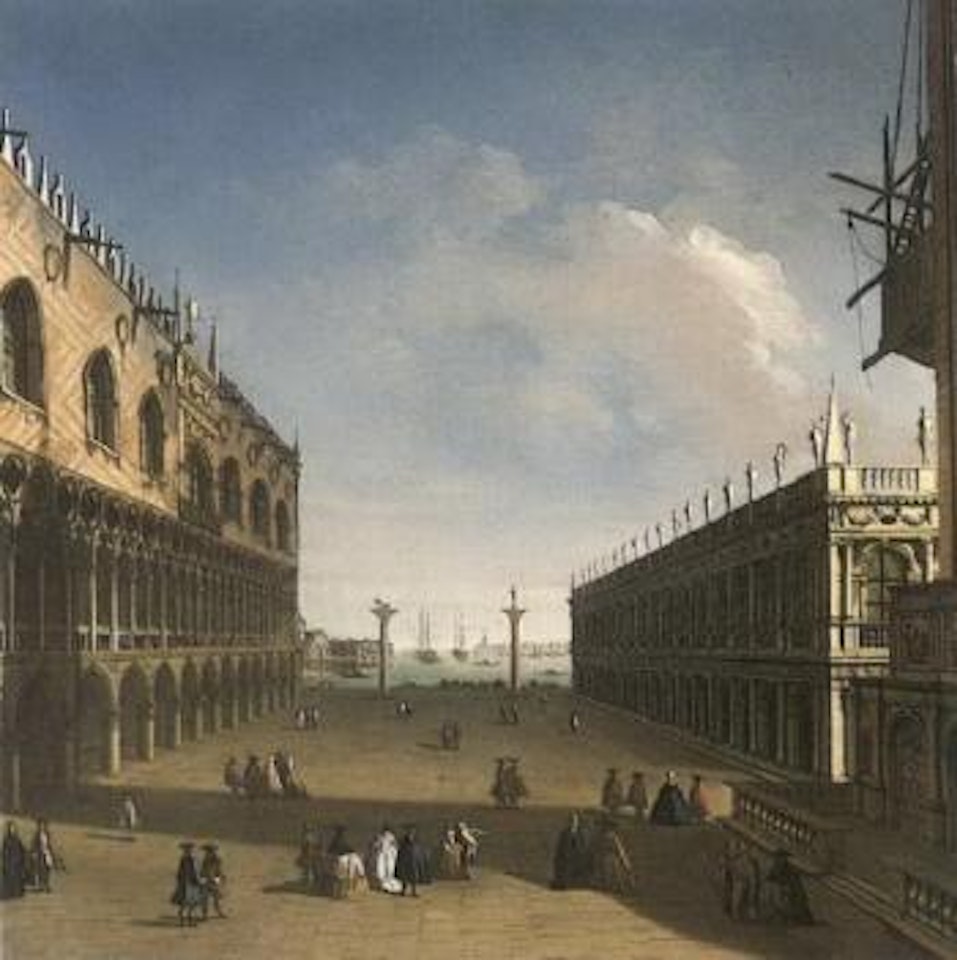 Piazzetta looking towards San Giorgio Maggiore, Venice by Canaletto