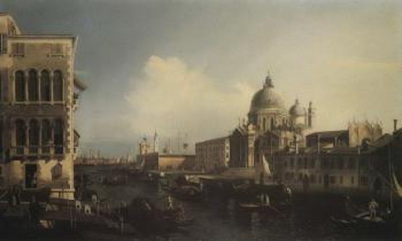 Santa Maria della Salute from Campo S. Maria Zobenigo, Venice by Canaletto