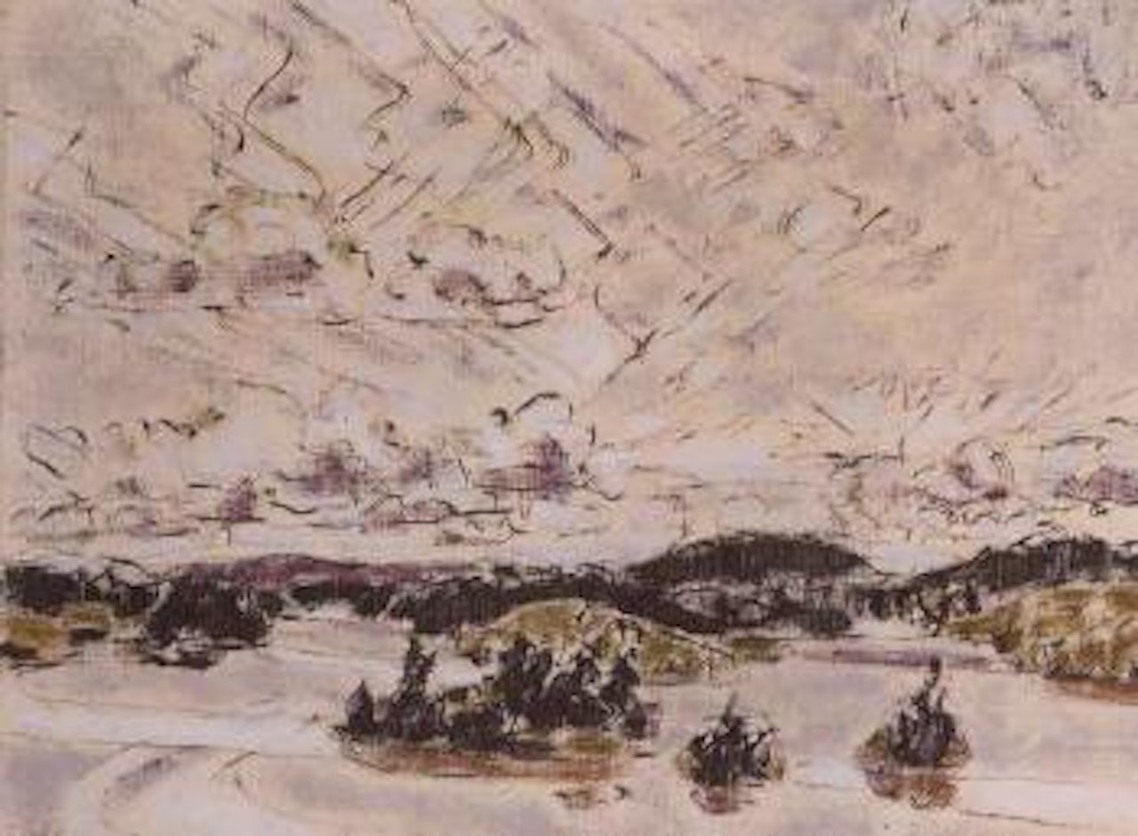 Melting snow on the St. Lawrence by David Brown Milne