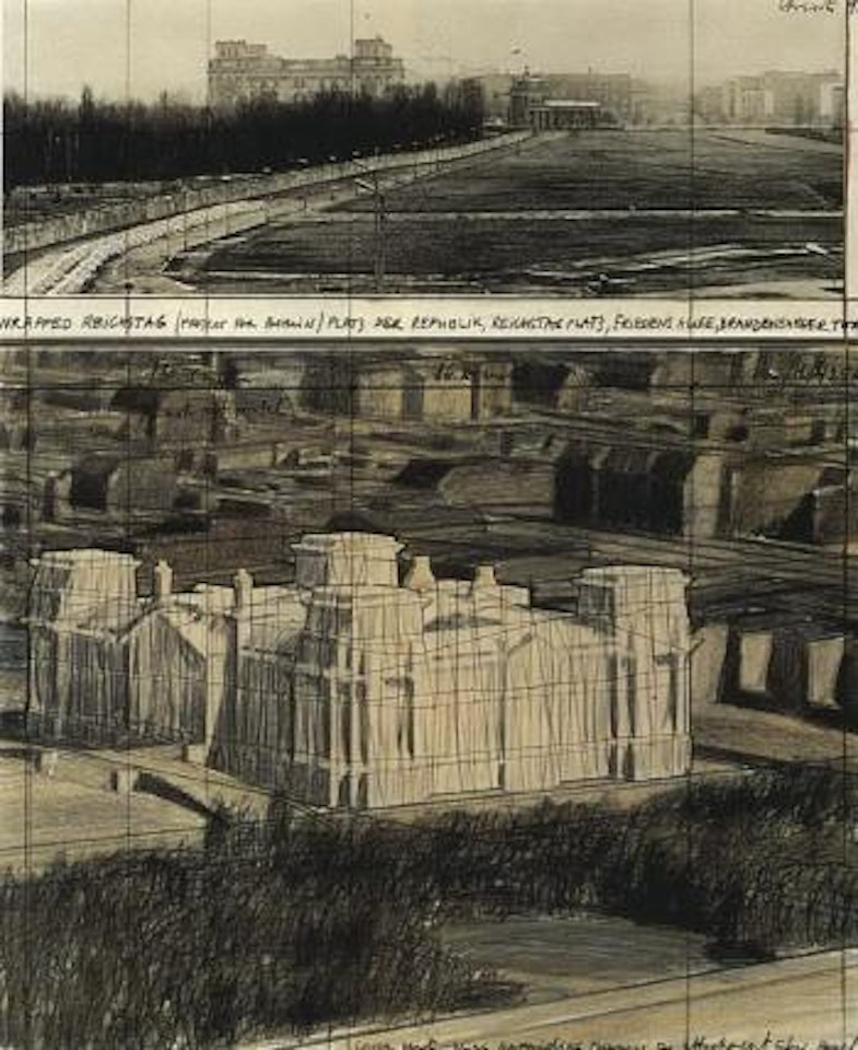 Wrapped Reichstag, Project for Berlin by Christo