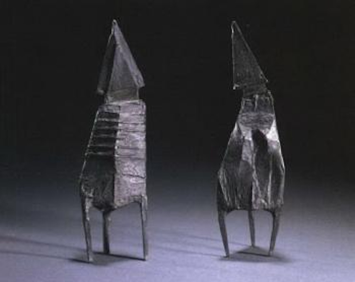 Maquette II Two Standing Figures by Lynn Chadwick