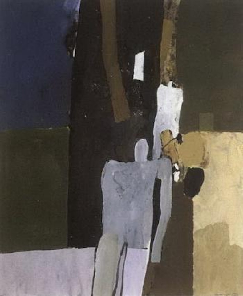 Landscape with two figures by Keith Vaughan
