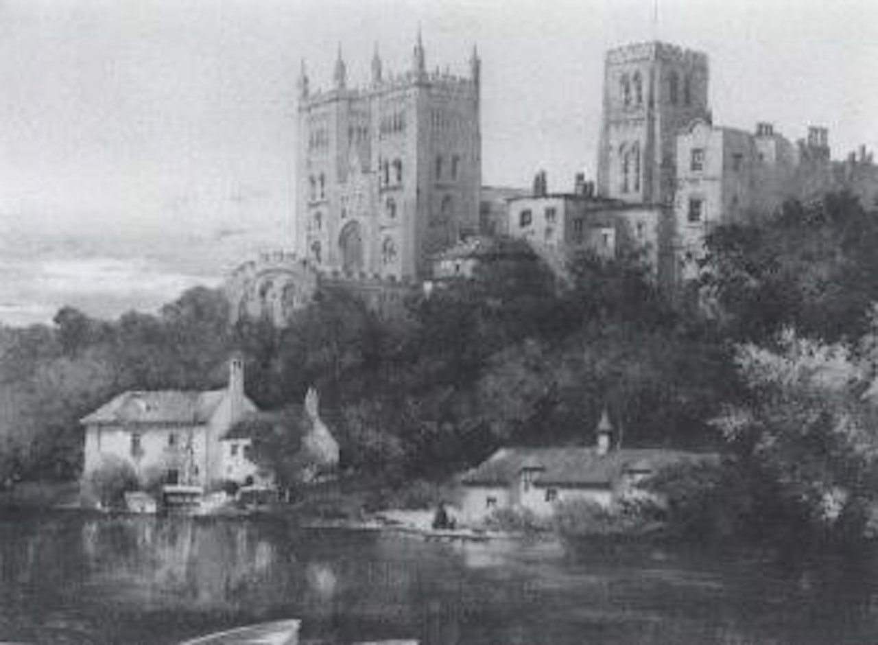 Durham Cathedral from the River Wear by Noel Harry Leaver