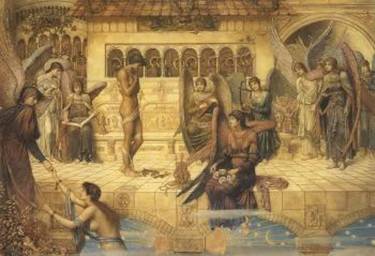 The Ramparts of God's House by John Melhuish Strudwick