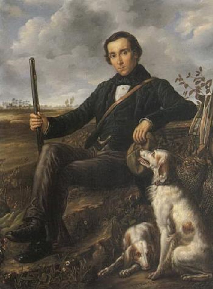 The laird and his dogs by Richard Ansdell