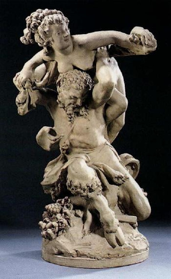 Satyr and bacchante by Albert-Ernest Carrier-Belleuse
