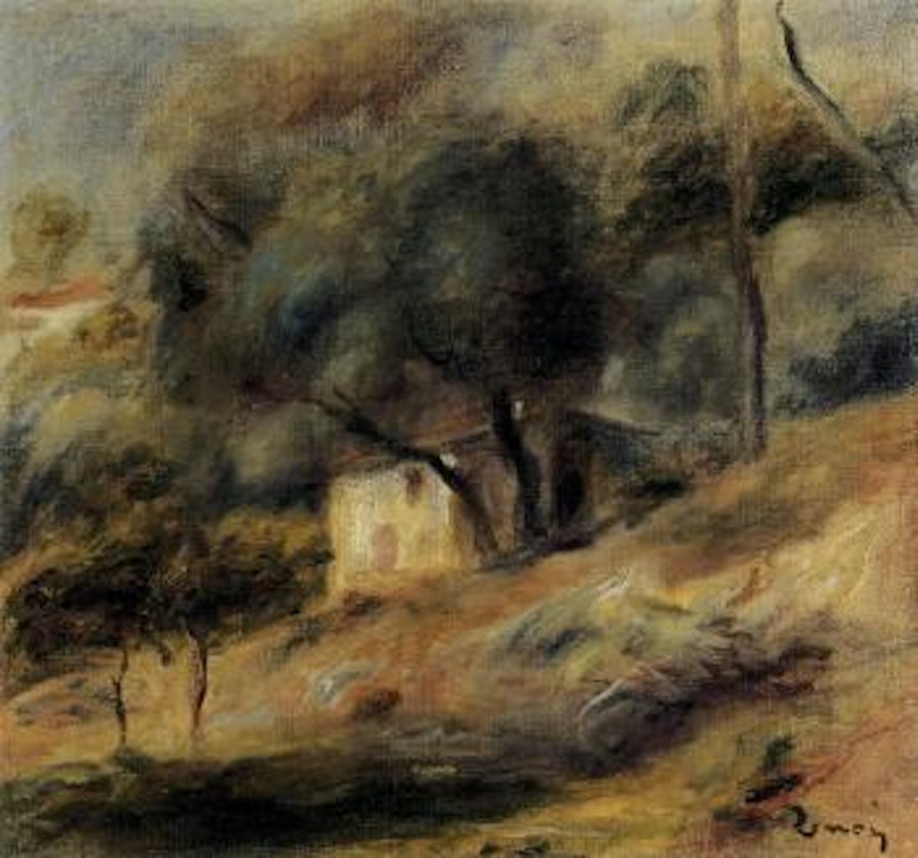 Paysage a Cagnes, Le Mas by Pierre-Auguste Renoir