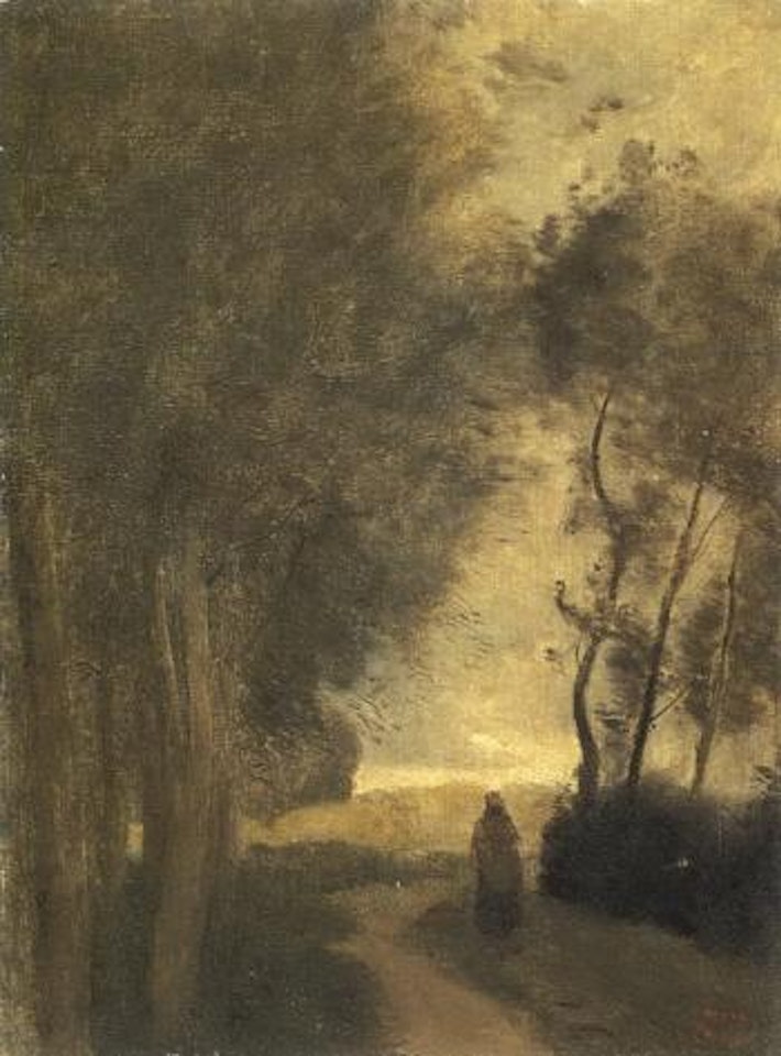 Chemin en Lisiere de Bois by Jean Baptiste Camille Corot