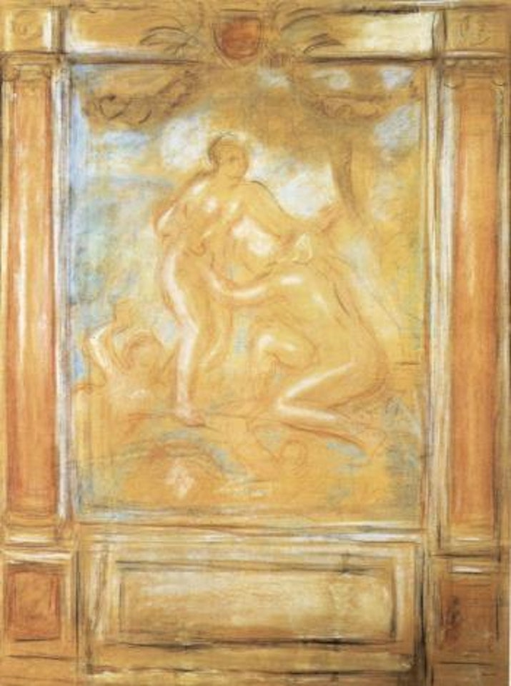 La Saone se jettant dans les Bras du Rhone by Pierre-Auguste Renoir