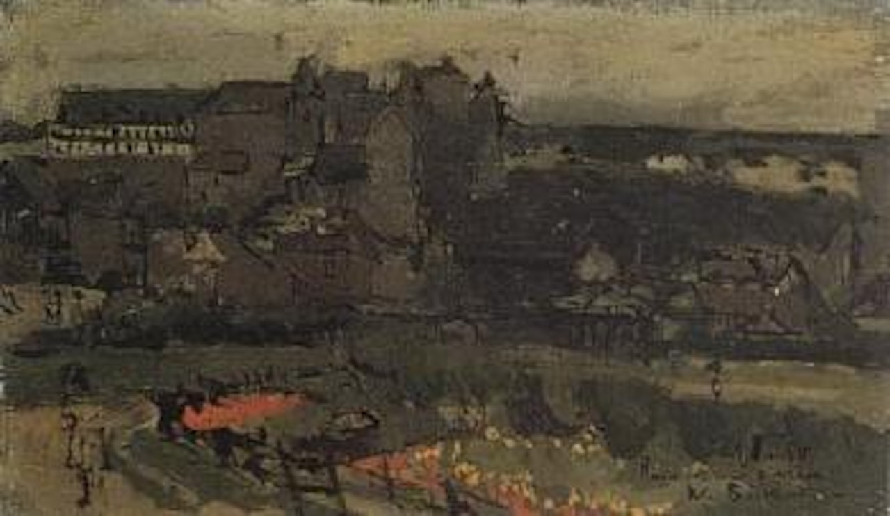 Garden of the Casino, Dieppe by Walter Richard Sickert