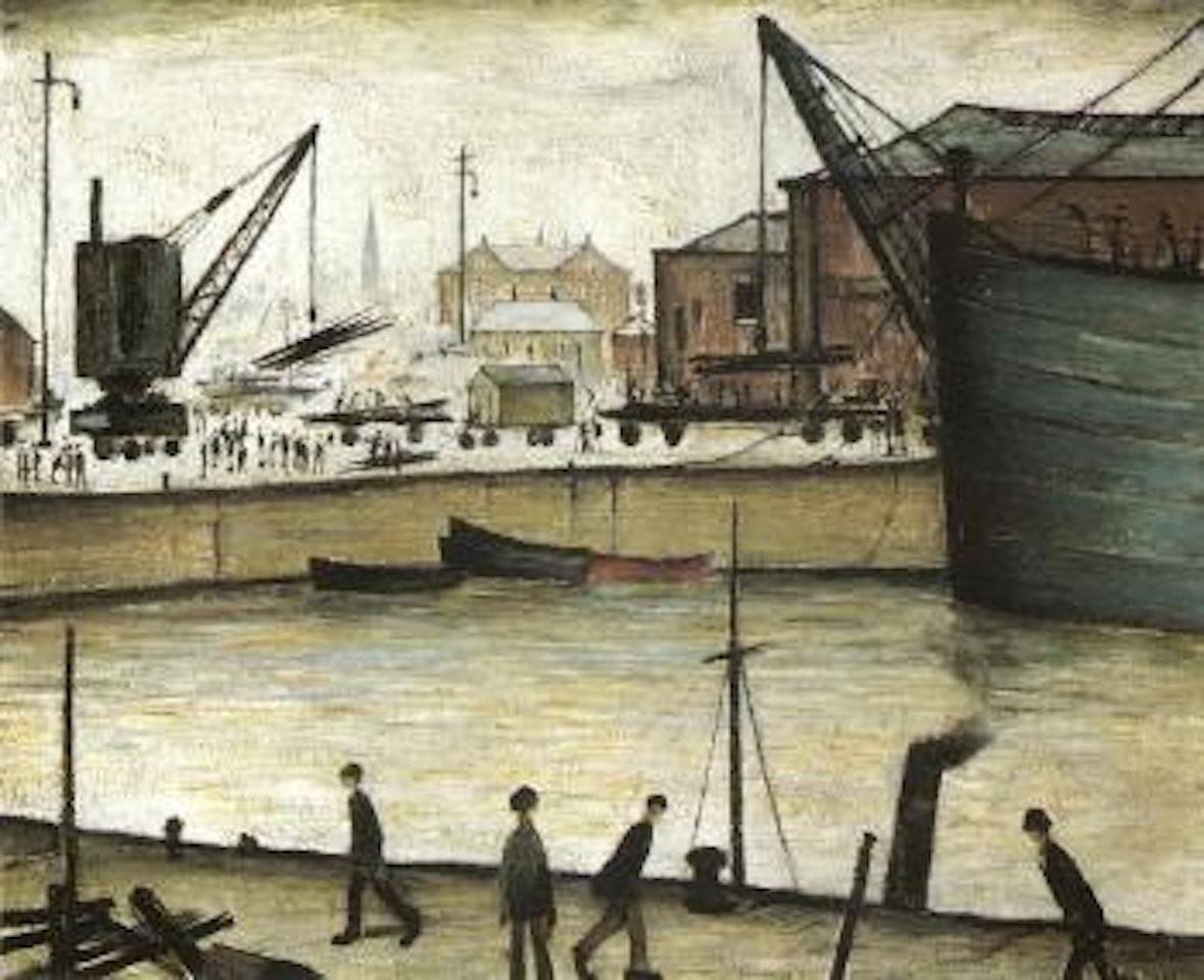 Glasgow Docks by Laurence Stephen Lowry