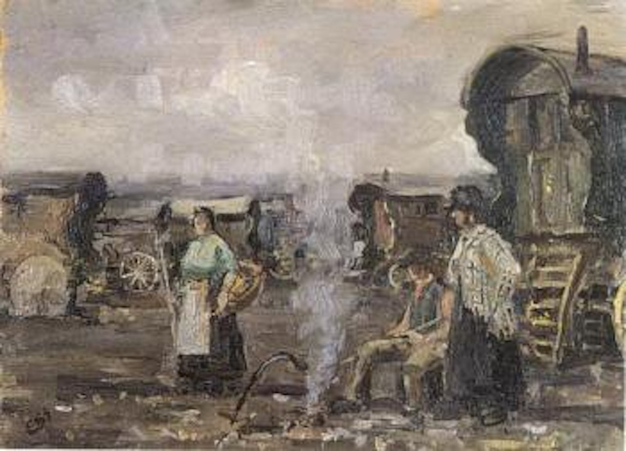 Peg makers by Edward Seago