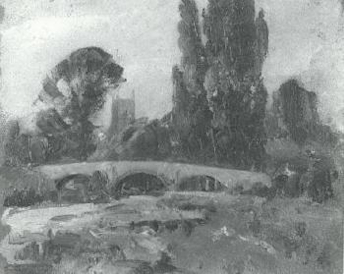 By a Shropshire river by Edward Seago