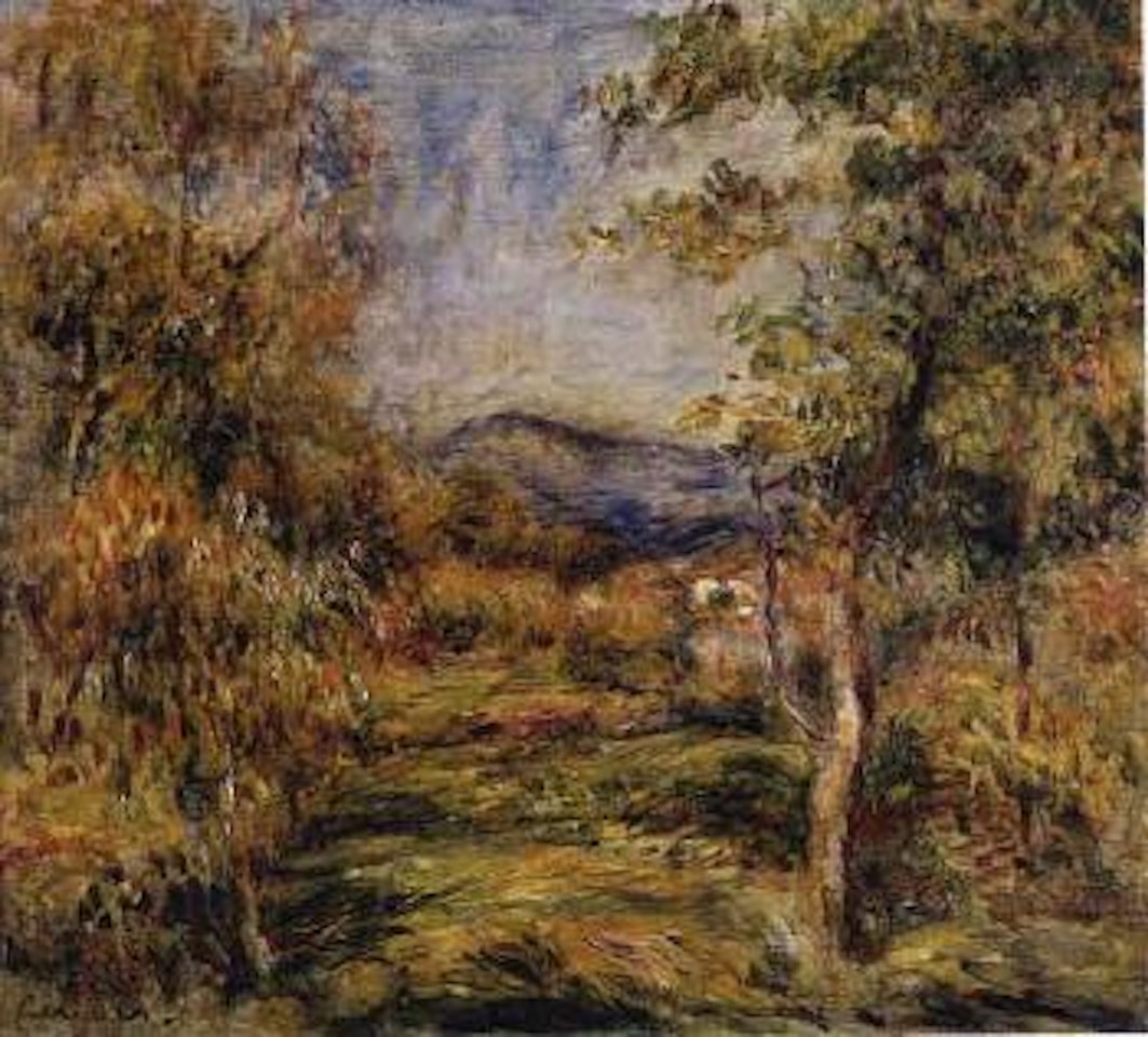 Paysage de Cagnes by Pierre-Auguste Renoir