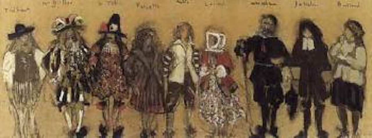 Etude de costumes, La Coupe Enchantee de J. de la Fontaine by Édouard Vuillard