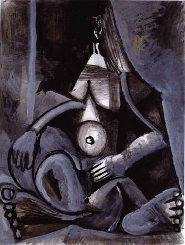 Nu assis by Pablo Picasso