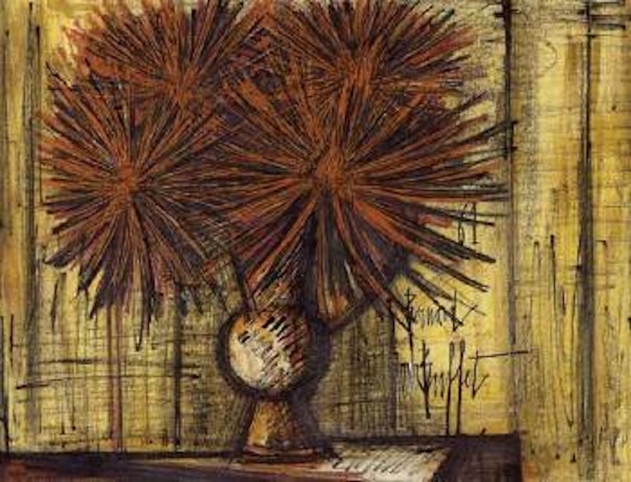 Vase de fleurs by Bernard Buffet