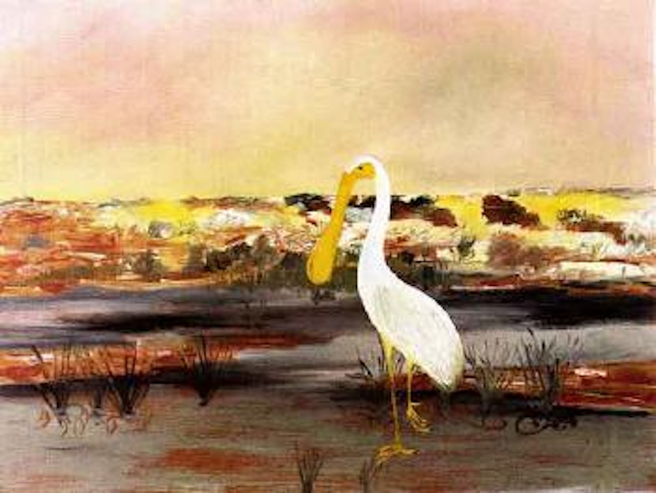 Antipodean bird by Sidney Nolan