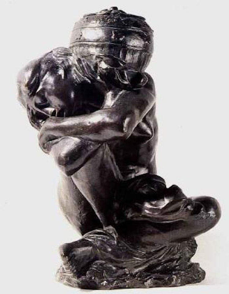 Fallen Caryatid with urn by Auguste Rodin