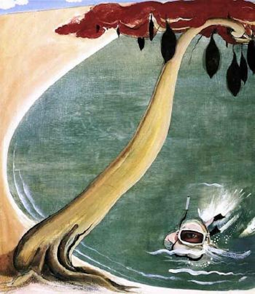 Flame Tree, Port Villa by Brett Whiteley