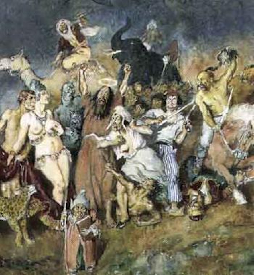 Mythological scene by Norman Alfred Williams Lindsay
