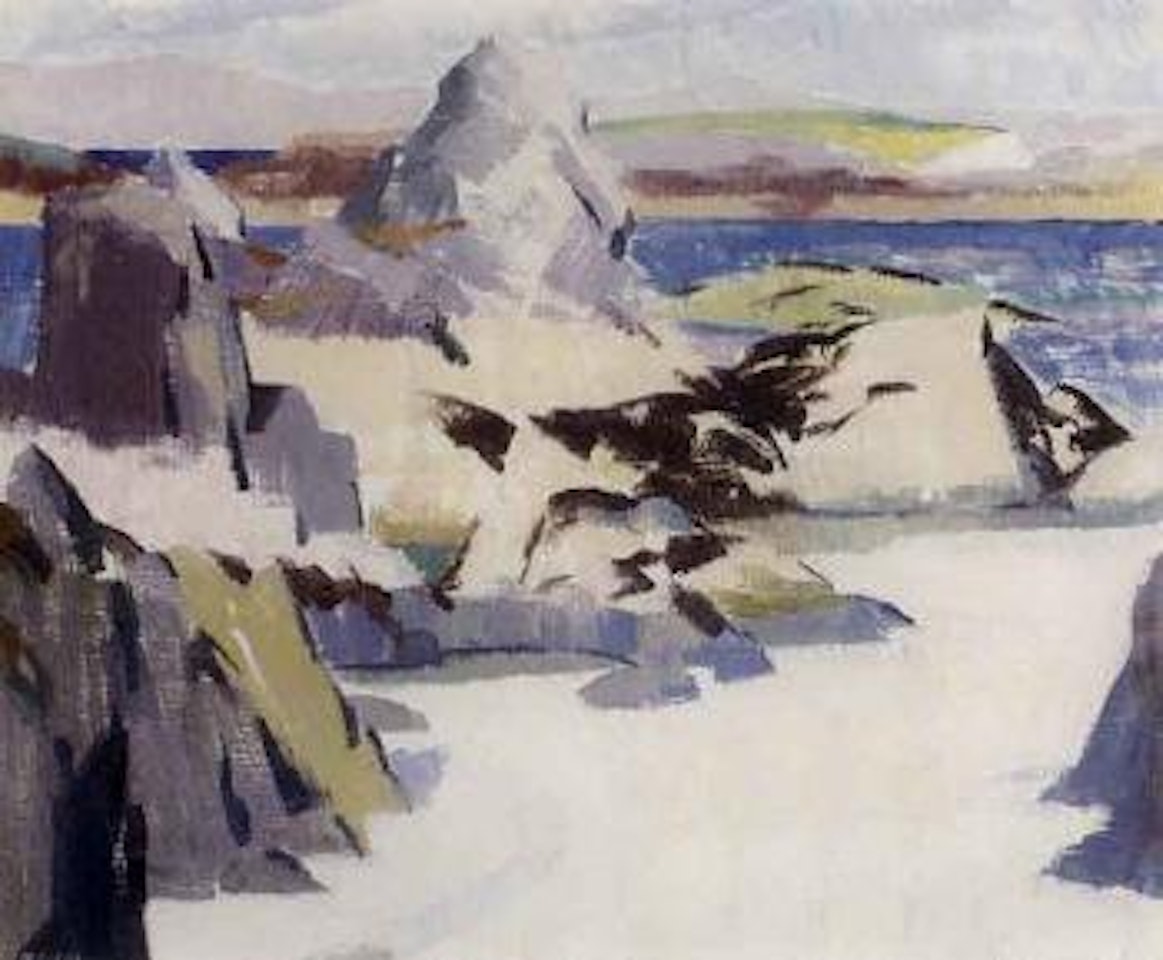 Pulpit rock, Iona by Francis Campbell Boileau Cadell
