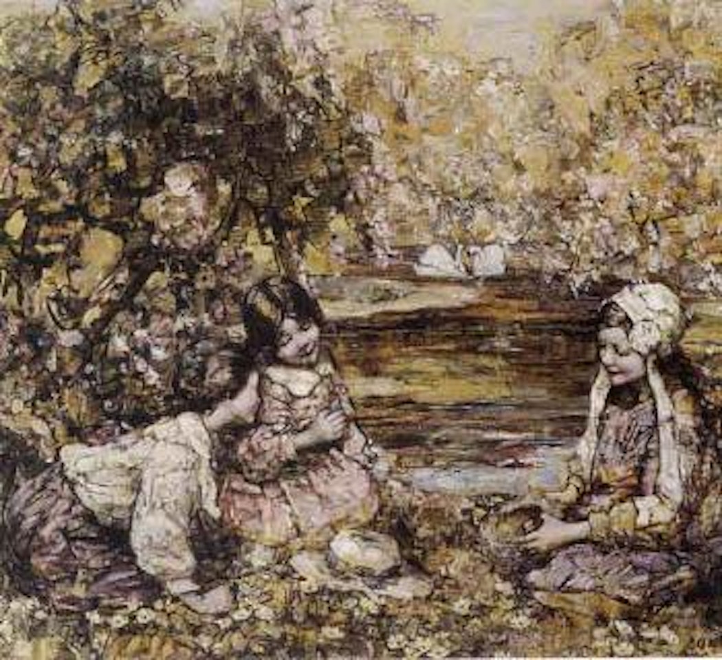 The bird's nest by Edward Atkinson Hornel