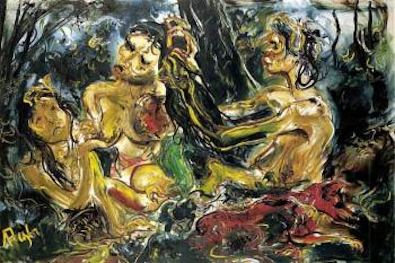 Balinese women by Affandi