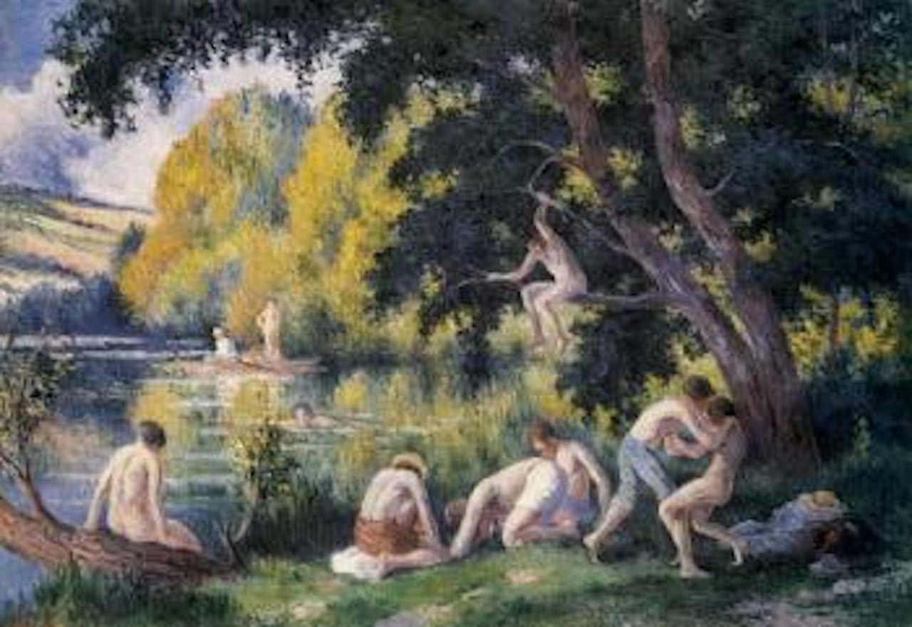 Les Baigneurs by Maximilien Luce