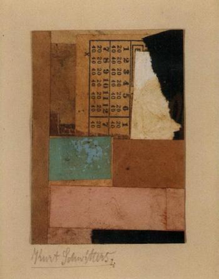 Merzbild by Kurt Schwitters
