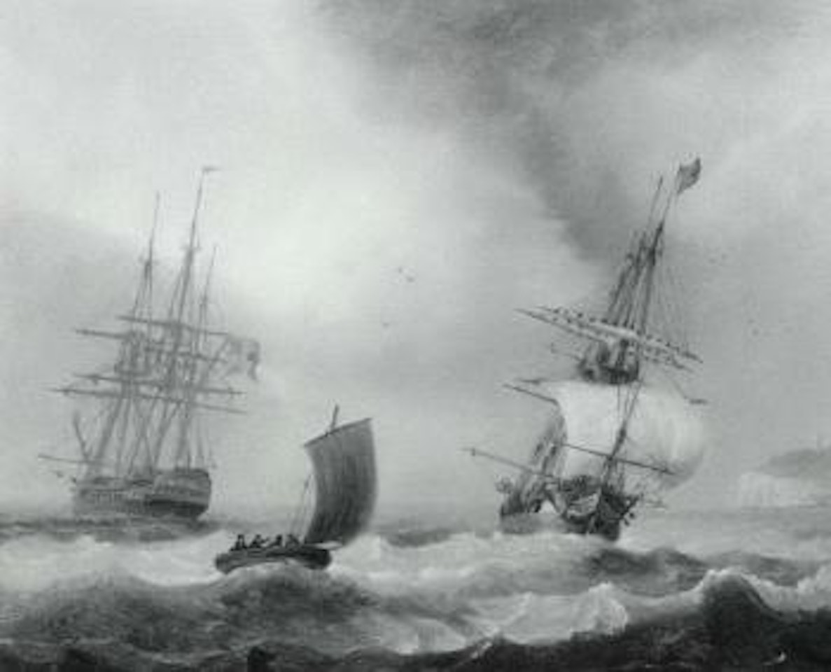 Off the coast by John Wilson Carmichael