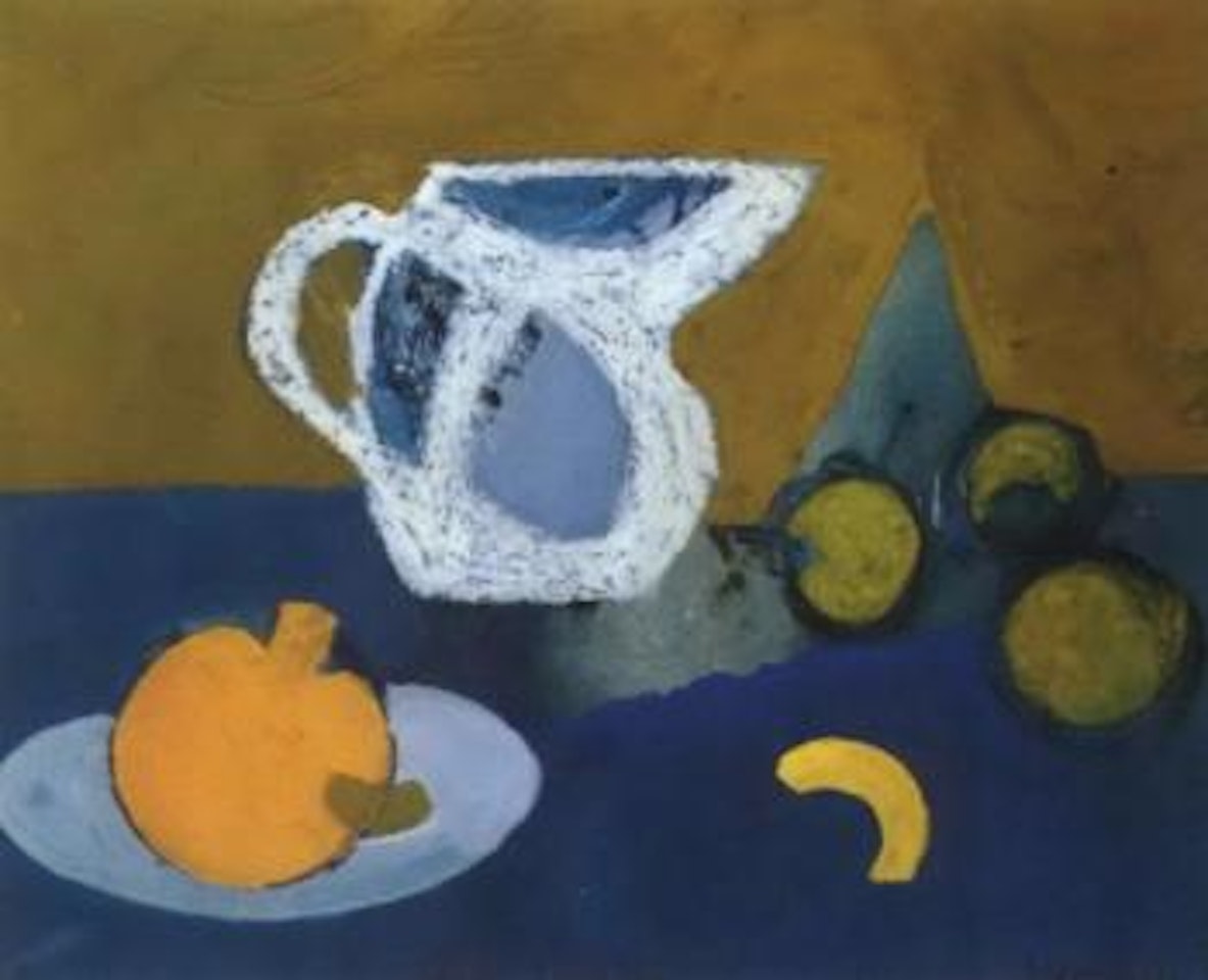 Jug, apples and pomegranate by Keith Vaughan