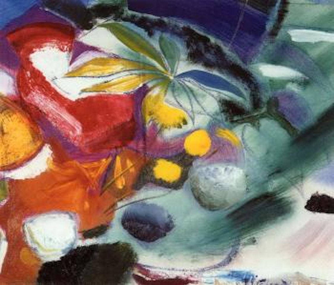 Leaf and flowers by Ivon Hitchens